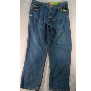 Revy Jeans Men’s 38x34 Baggy Denim Jeans Y2K Streetwear Vintage Retro-jnco